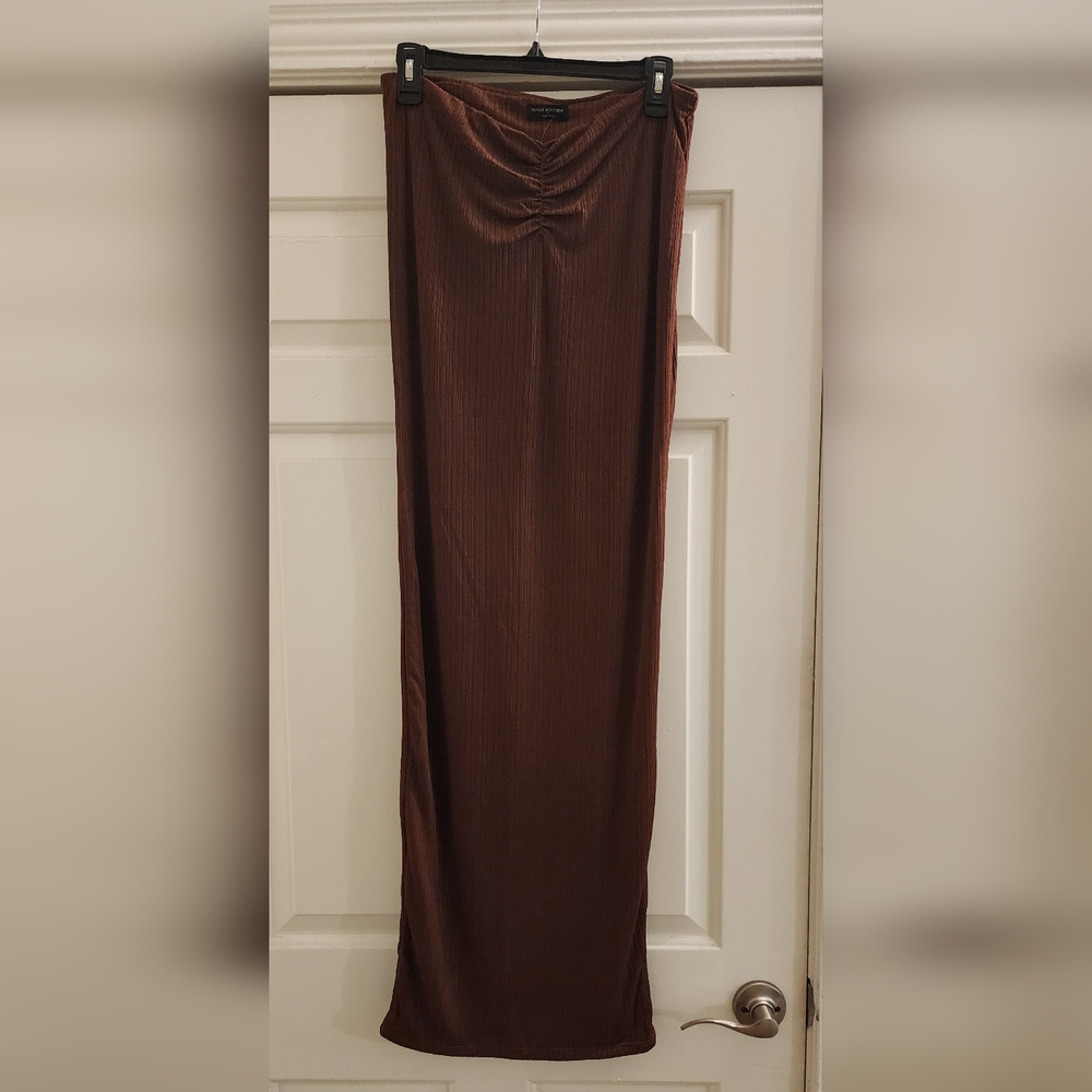 Naked Wardrobe V-ery Bossy Skirt